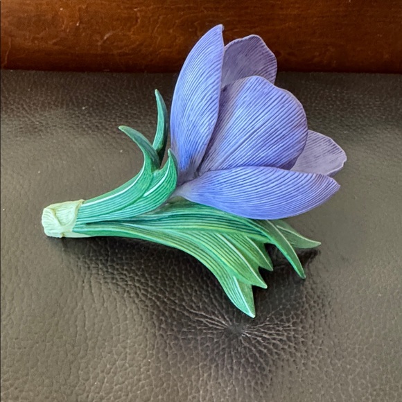 Vtg Lenox Crocus Porcelain Garden Flower Collection 1994 - Picture 2 of 7